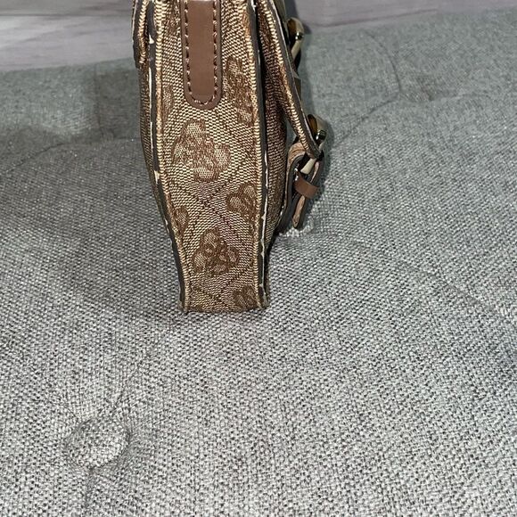 Guess Signature Handbag Tan Mini - Picture 5 of 8